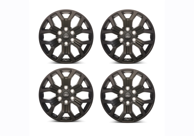 Ford F-150 Wheel Kit - Ford Racing - 18in X 7.5in Gloss Black Stealth Finish - Matte Black - `15-`23 Ford F-150 Wheel Kit - Ford Racing - 18in X 7.5in Gloss Black Stealth Finish - Matte Black - `15-`23